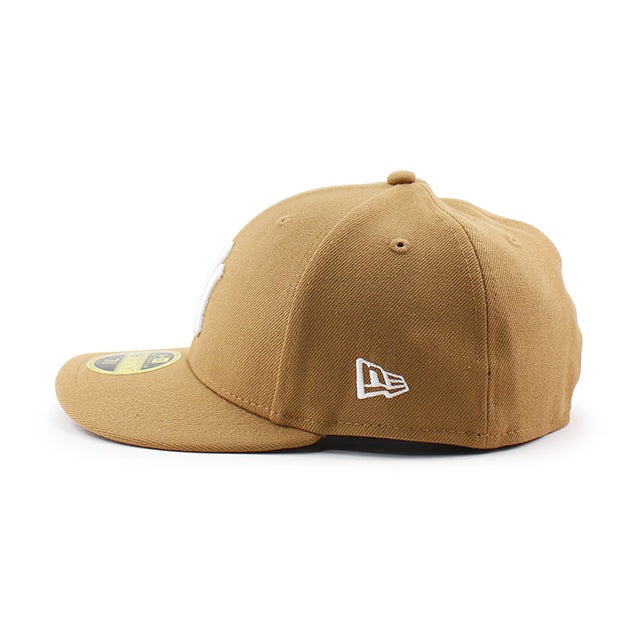 ニューエラ キャップ LP59FIFTY ニューヨーク ヤンキース MLB TEAM BASIC LOW CROWN FITTED CAP WHEAT
