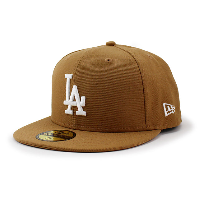 ニューエラ キャップ 59FIFTY ロサンゼルス ドジャース MLB TEAM-BASIC FITTED CAP WHEAT