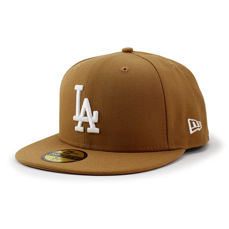 ニューエラ キャップ 59FIFTY ロサンゼルス ドジャース MLB TEAM-BASIC FITTED CAP WHEAT