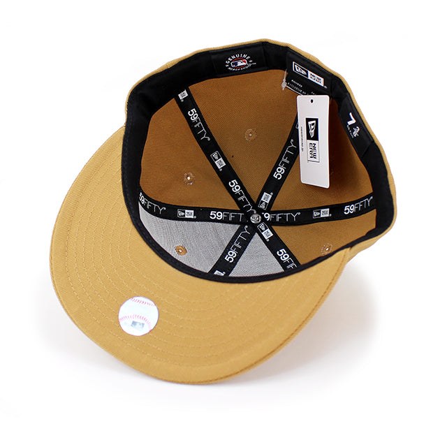 ニューエラ キャップ 59FIFTY ロサンゼルス ドジャース MLB TEAM-BASIC FITTED CAP WHEAT