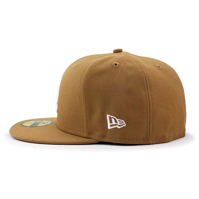 ニューエラ キャップ 59FIFTY ロサンゼルス ドジャース MLB TEAM-BASIC FITTED CAP WHEAT