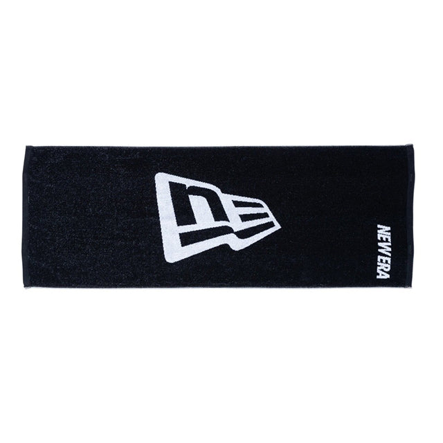 二ューエラ ボックススポーツタオル フラッグロゴ BOXED SPORTS TOWEL FLAG LOGO BLACK