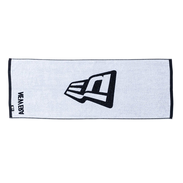 二ューエラ ボックススポーツタオル フラッグロゴ BOXED SPORTS TOWEL FLAG LOGO BLACK