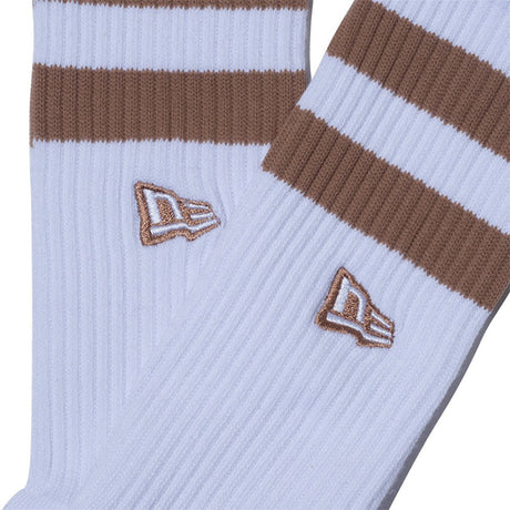 ニューエラ 靴下 SOCKS CREW LINE 2PAIRS DK GREEN BEIGE NEW ERA ソックス ダークグリーン ベージュ 2ペア