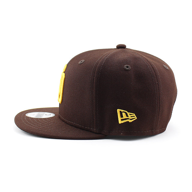 子供用 ニューエラ キャップ 9FIFTY スナップバック サンディエゴ パドレス YOUTH MLB TEAM BASIC SNAPBACK CAP BROWN
