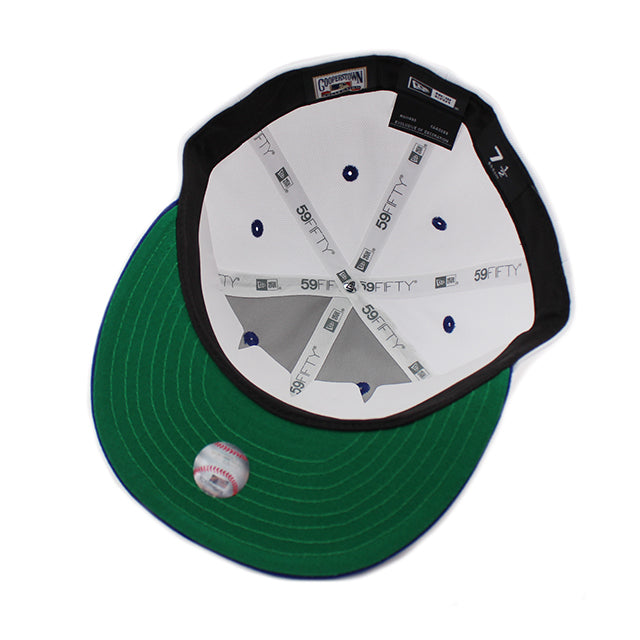 ニューエラ キャップ RC59FIFTY ブルックリン ドジャース MLB DODGERS PACK RETRO CROWN FITTED CAP WHITE-DARK ROYAL BLUE