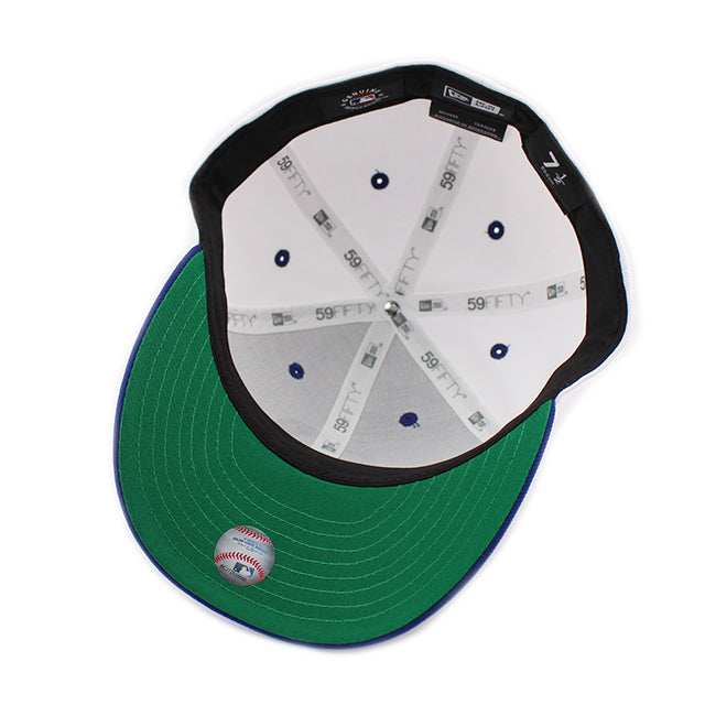 ニューエラ キャップ LP59FIFTY ロサンゼルス ドジャース MLB DODGERS PACK D LOGO LOW CROWN FITTED CAP WHITE-DARK ROYAL BLUE