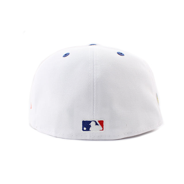 ニューエラ キャップ 59FIFTY ロサンゼルス ドジャース MLB DODGERS PACK 50TH FITTED CAP WHITE-DARK ROYAL BLUE