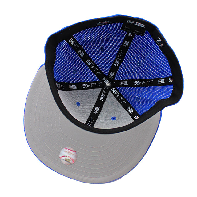 ニューエラ アウトドア キャップ 59FIFTY ロサンゼルス ドジャース MLB TECH AIR FITTED CAP ROYAL BLUE