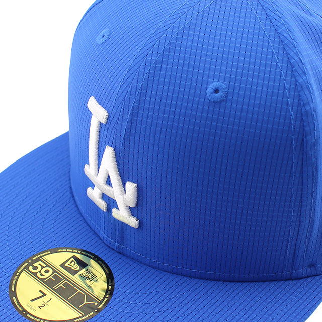 ニューエラ アウトドア キャップ 59FIFTY ロサンゼルス ドジャース MLB TECH AIR FITTED CAP ROYAL BLUE
