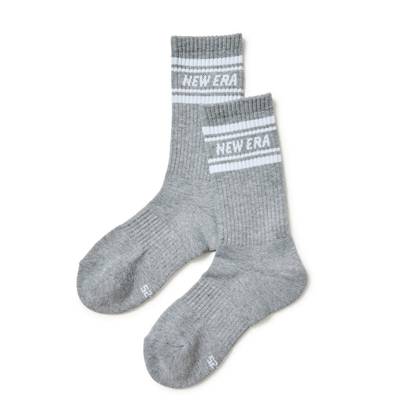 NEW ERA ソックス SOCKS CREW 3PARIS LINE GREY