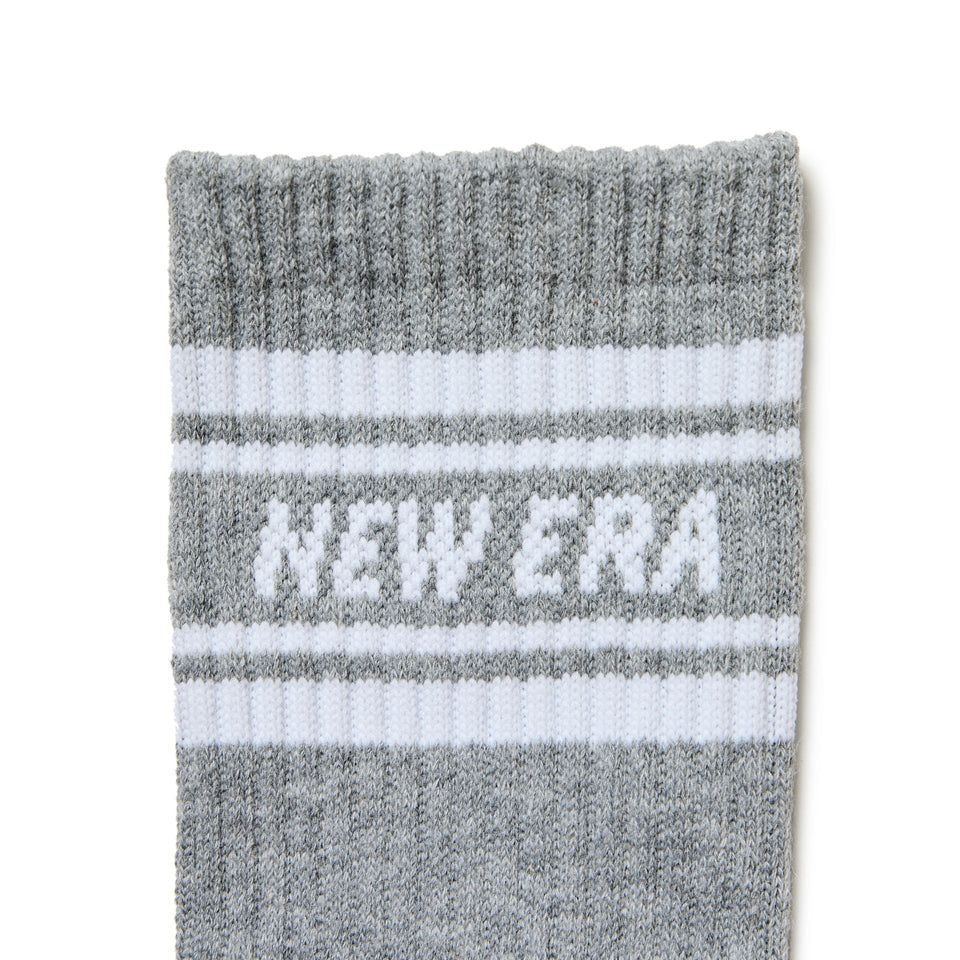 NEW ERA ソックス SOCKS CREW 3PARIS LINE GREY