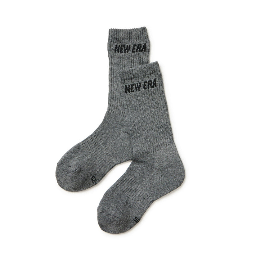 NEW ERA ソックス SOCKS CREW 3PARIS CHARCOAL