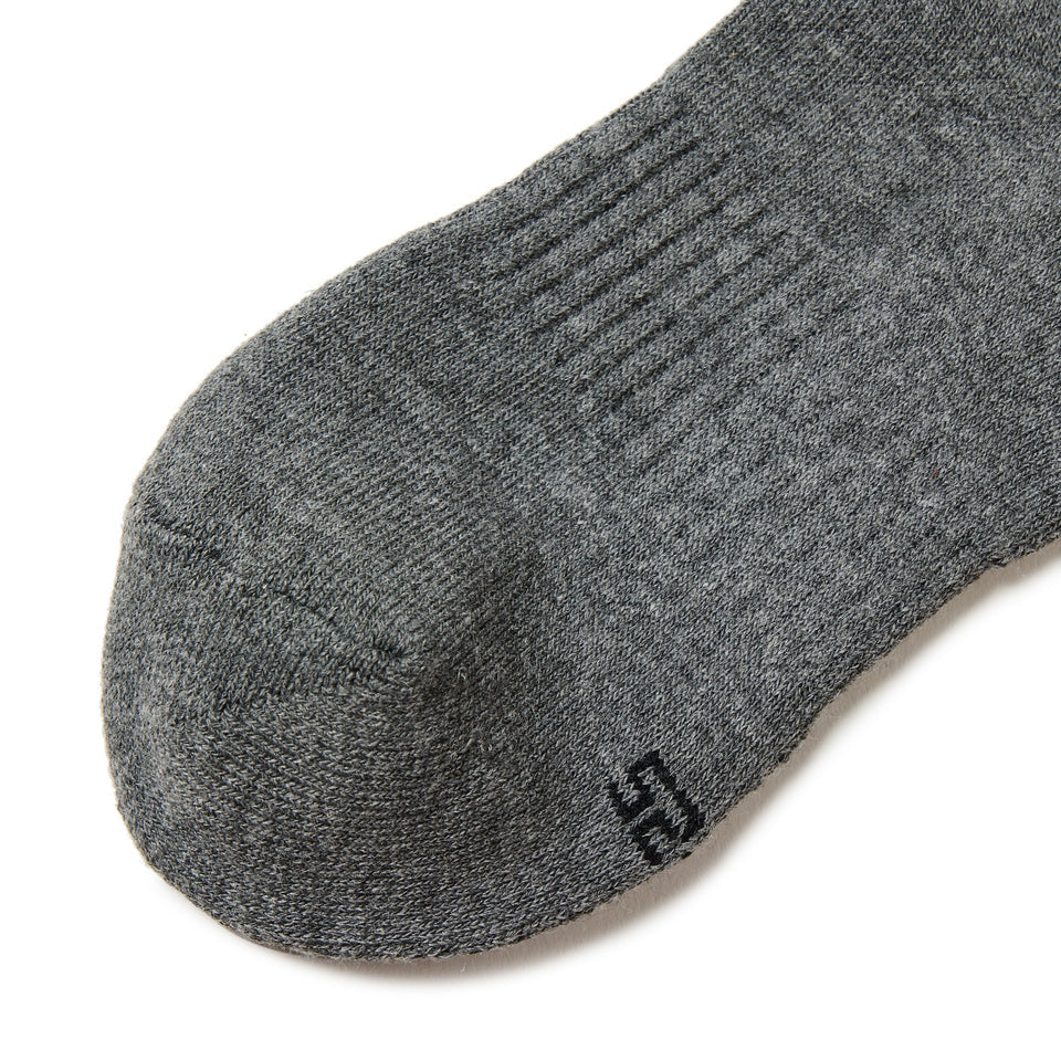 NEW ERA ソックス SOCKS CREW 3PARIS CHARCOAL