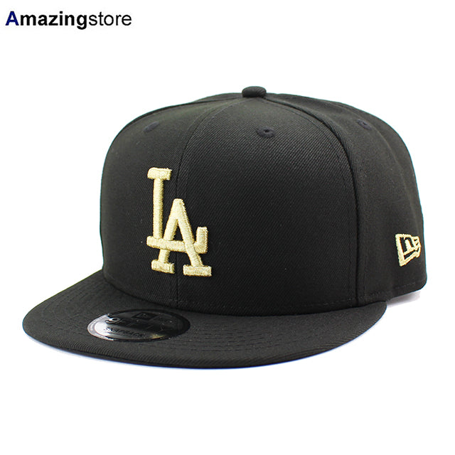 ニューエラ キャップ 9FIFTY スナップバック ロサンゼルス ドジャース MLB TEAM BASIC SNAPBACK CAP BLACK GOLD
