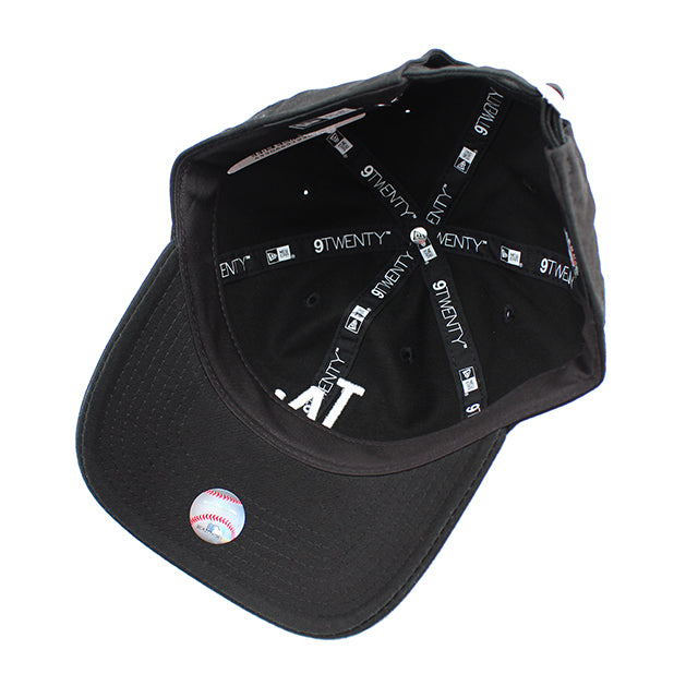 ニューエラ キャップ 9TWENTY ロサンゼルス ドジャース MLB WASHED COTTON STRAPBACK CAP BLACK