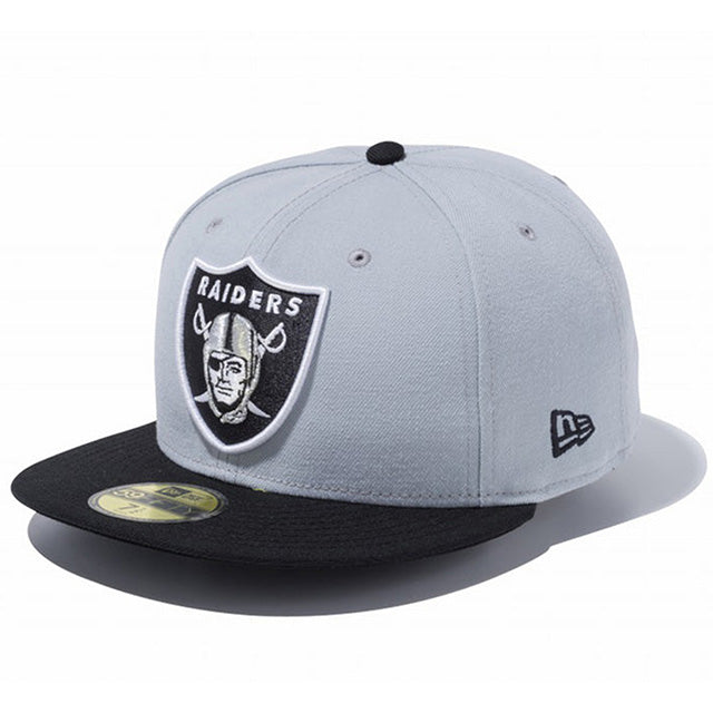 ニューエラ キャップ 59FIFTY ラスベガス レイダース NFL TEAM CUSTOM FITTED CAP GRAY
