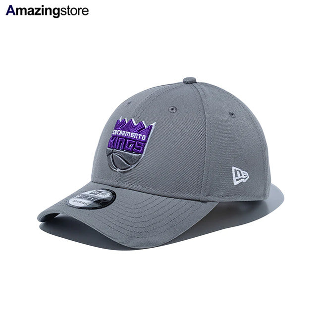 ニューエラ キャップ 9FORTY サクラメント キングス NBA TEAM LOGO STRAPBACK CAP GREY