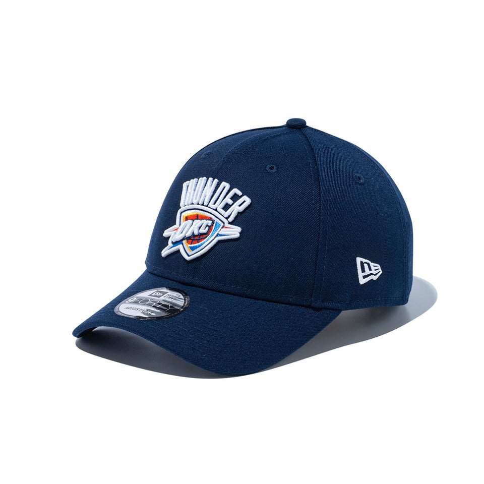 ニューエラ キャップ 9FORTY オクラホマシティ サンダー NBA TEAM LOGO STRAPBACK CAP NAVY