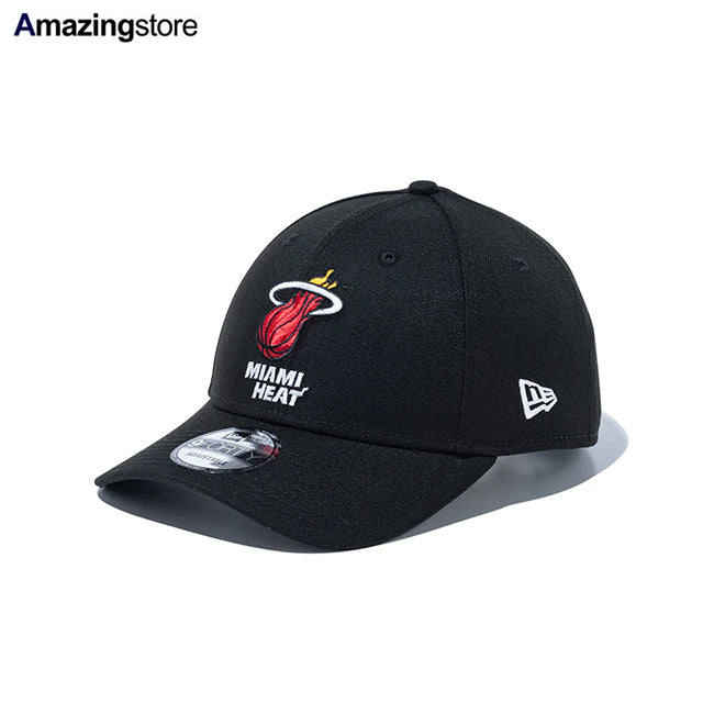 ニューエラ キャップ 9FORTY マイアミ ヒート NBA TEAM LOGO STRAPBACK CAP BLACK