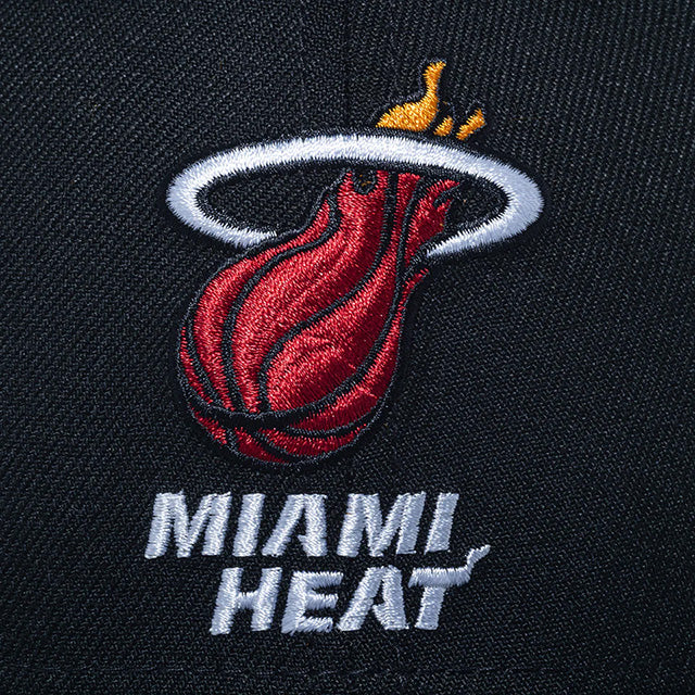 ニューエラ キャップ 9FORTY マイアミ ヒート NBA TEAM LOGO STRAPBACK CAP BLACK