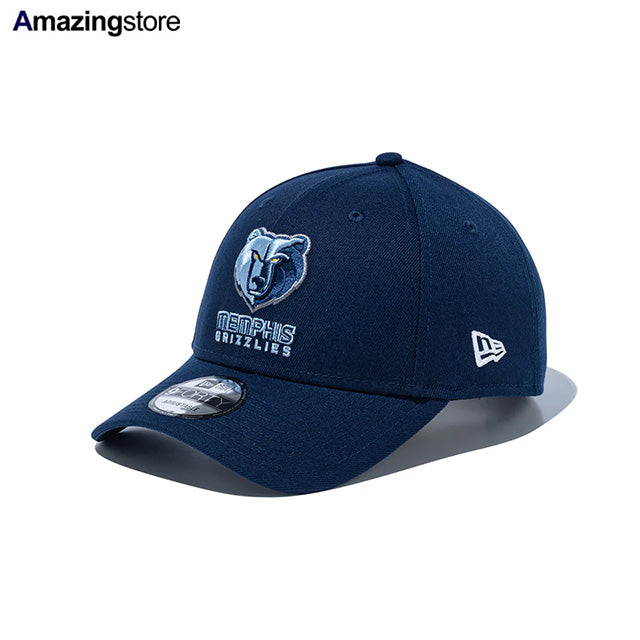 ニューエラ キャップ 9FORTY メンフィス グリズリーズ NBA TEAM LOGO STRAPBACK CAP NAVY