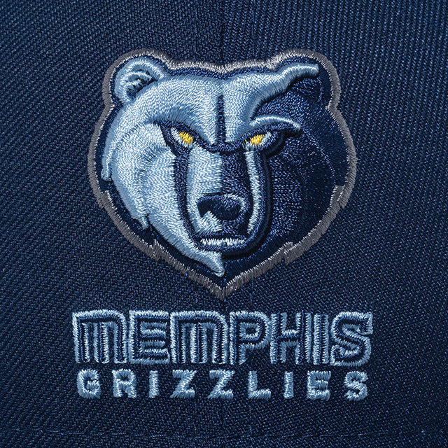 ニューエラ キャップ 9FORTY メンフィス グリズリーズ NBA TEAM LOGO STRAPBACK CAP NAVY