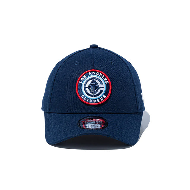 ニューエラ キャップ 9FORTY ロサンゼルス クリッパーズ NBA TEAM LOGO STRAPBACK CAP NAVY