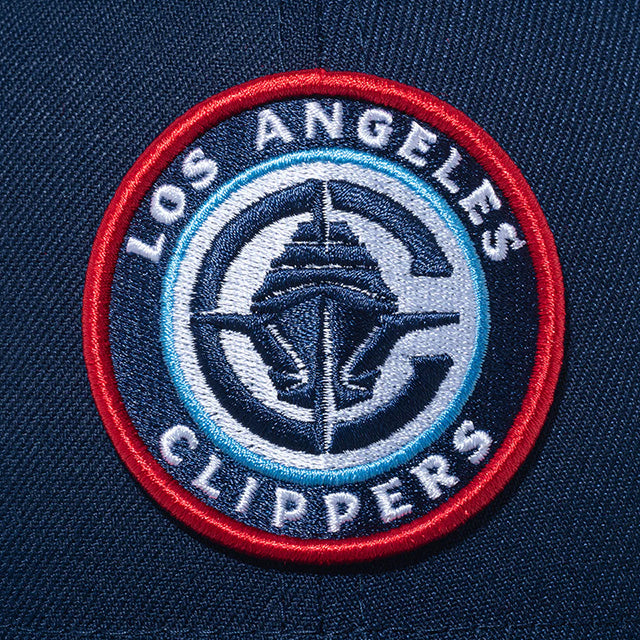ニューエラ キャップ 9FORTY ロサンゼルス クリッパーズ NBA TEAM LOGO STRAPBACK CAP NAVY