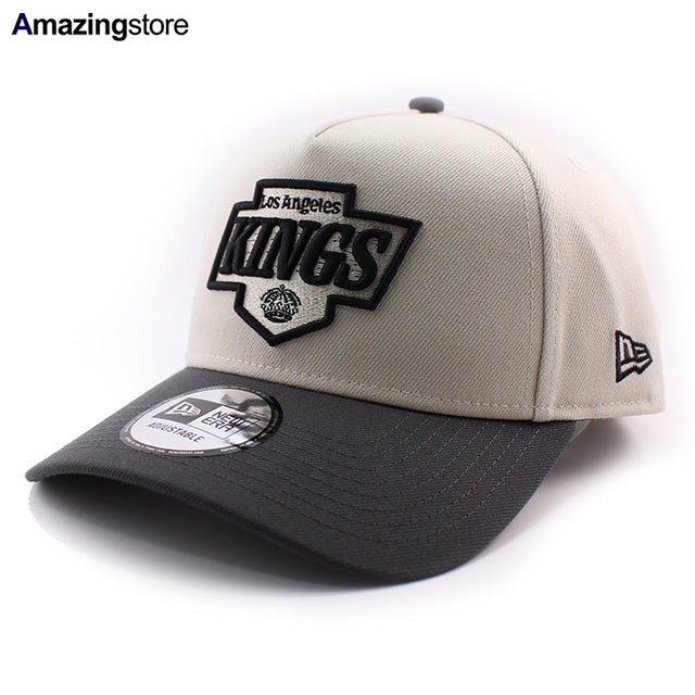 ニューエラ キャップ 9FORTY ロサンゼルス キングス NHL A-FRAME SNAPBACK CAP STONE-GREY