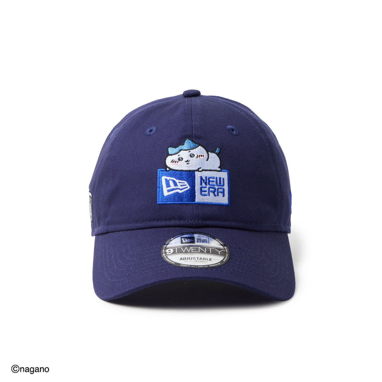 ニューエラキャップ 9TWENTY ちいかわ HACHIWARE BOX LOGO STRAPBACK CAP LIGHT NAVY