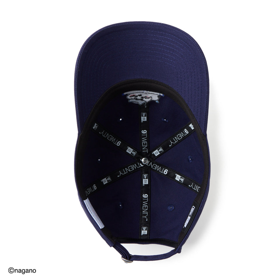 ニューエラキャップ 9TWENTY ちいかわ HACHIWARE BOX LOGO STRAPBACK CAP LIGHT NAVY