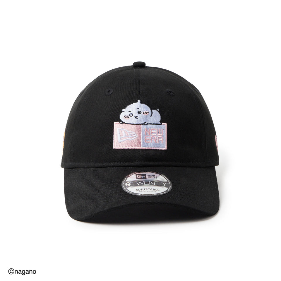 ニューエラキャップ 9TWENTY ちいかわ CHIIKAWA BOX LOGO STRAPBACK CAP BLACK