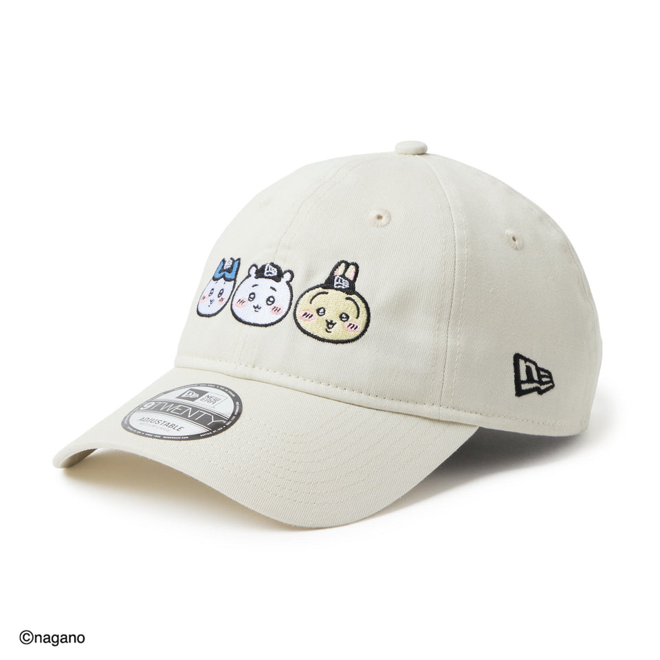 ニューエラキャップ 9TWENTY ちいかわ CHIIKAWA HACHIWARE USAGI STRAPBACK CAP IVORY