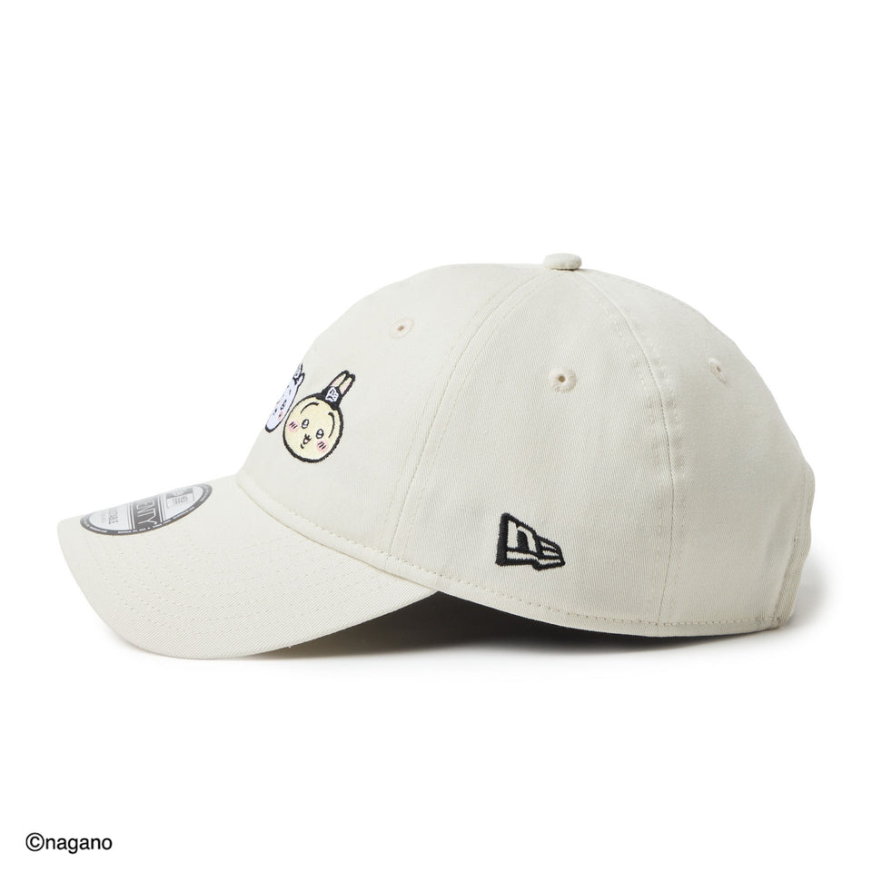 ニューエラキャップ 9TWENTY ちいかわ CHIIKAWA HACHIWARE USAGI STRAPBACK CAP IVORY