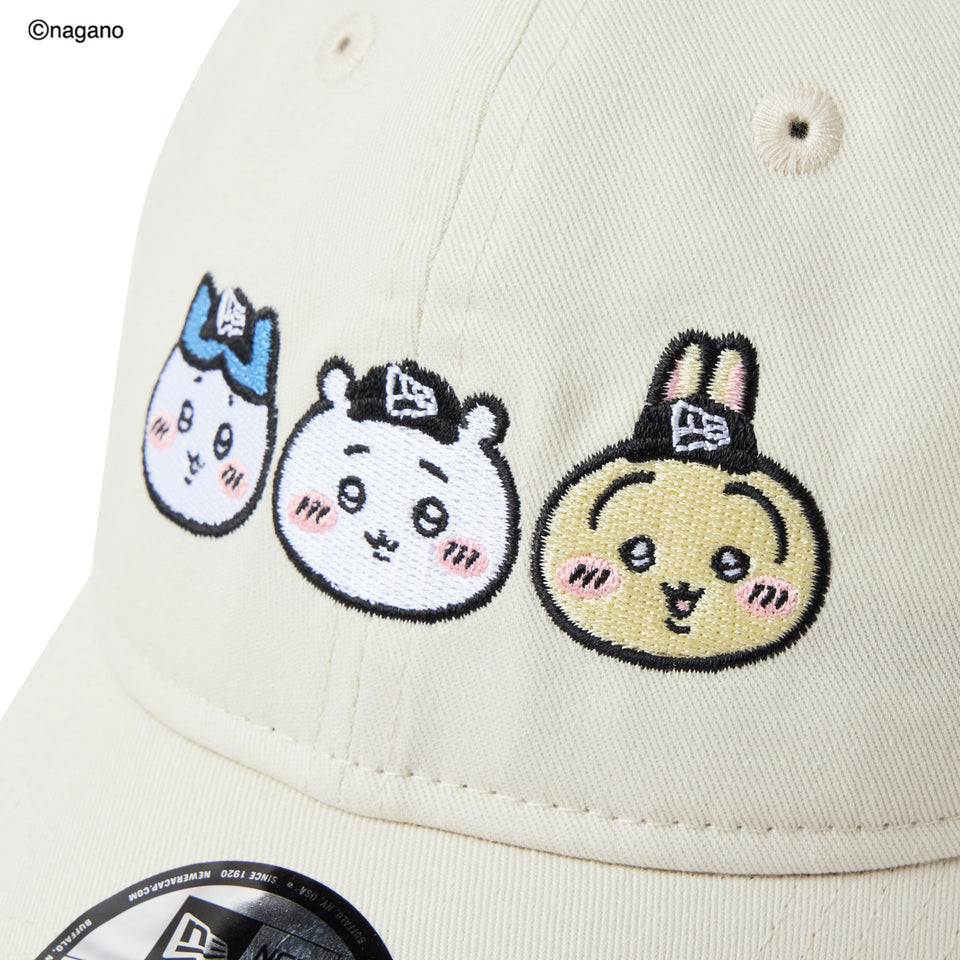 ニューエラキャップ 9TWENTY ちいかわ CHIIKAWA HACHIWARE USAGI STRAPBACK CAP IVORY