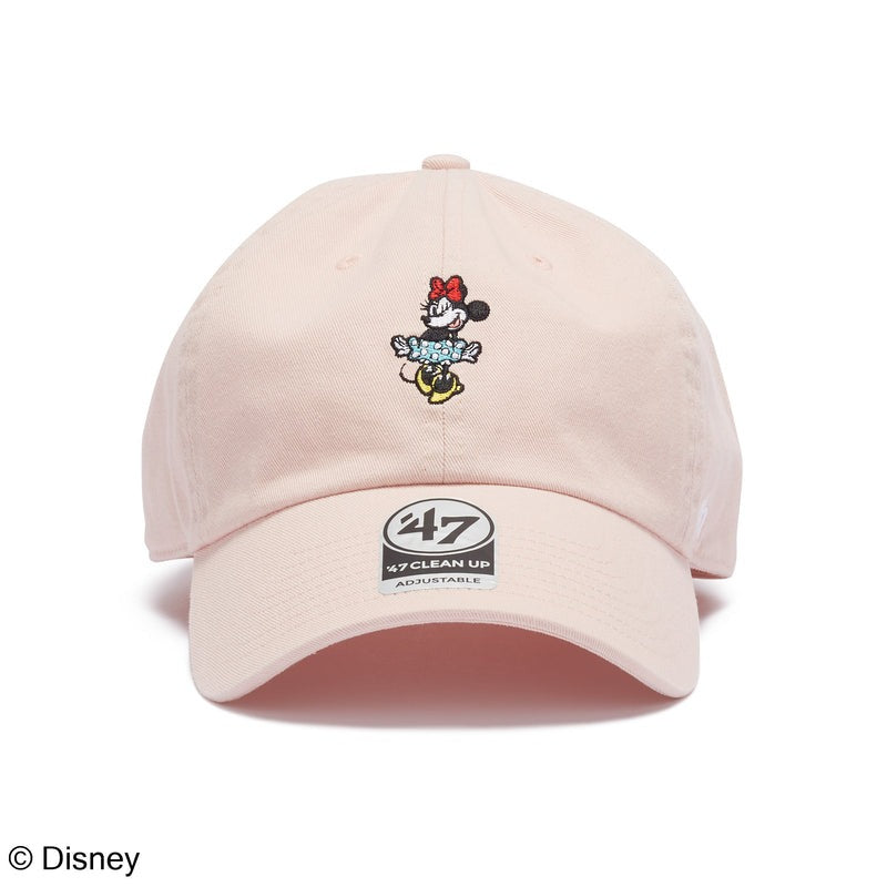 47ブランド キャップ ミニーマウス CLEAN-UP STRAPBACK CAP PINK