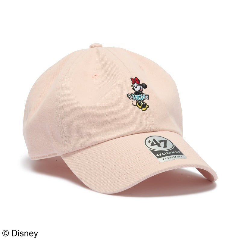 47ブランド キャップ ミニーマウス CLEAN-UP STRAPBACK CAP PINK