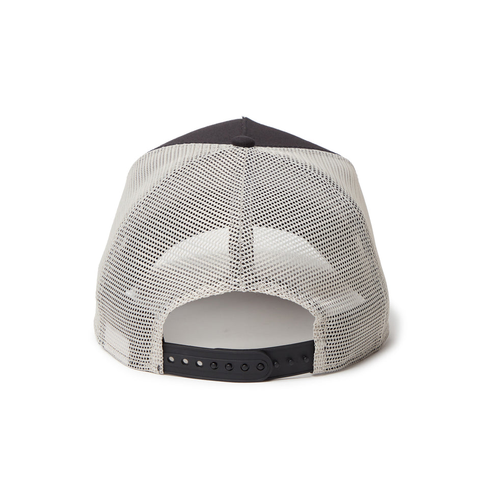 ニューエラ キャップ 9FORTY 二ューヨーク ヤンキース MLB TYPEWRITER A-FRAME TRUCKER MESH CAP BLACK