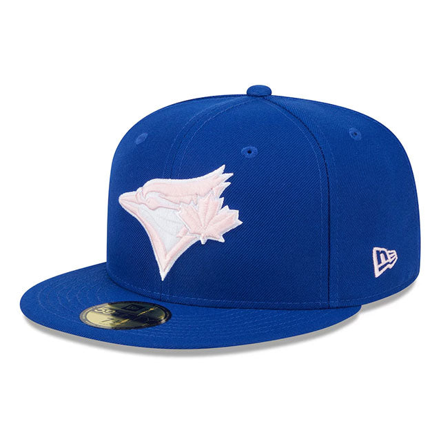母の日モデル ニューエラ キャップ 海外取寄 59FIFTY トロント ブルージェイズ 2024 MLB MOTHERS DAY ON-FIELD FITTED CAP ROYAL BLUE