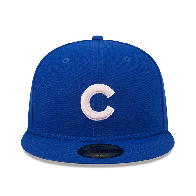 母の日モデル ニューエラ キャップ 海外取寄 59FIFTY シカゴ カブス 2024 MLB MOTHERS DAY ON-FIELD FITTED CAP ROYAL BLUE