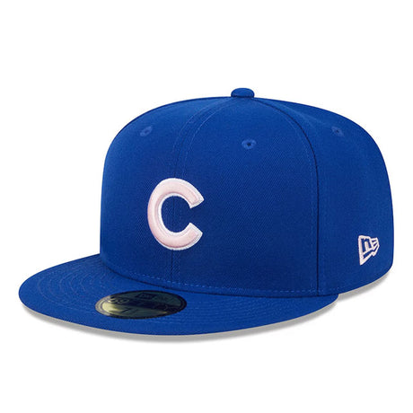 母の日モデル ニューエラ キャップ 海外取寄 59FIFTY シカゴ カブス 2024 MLB MOTHERS DAY ON-FIELD FITTED CAP ROYAL BLUE