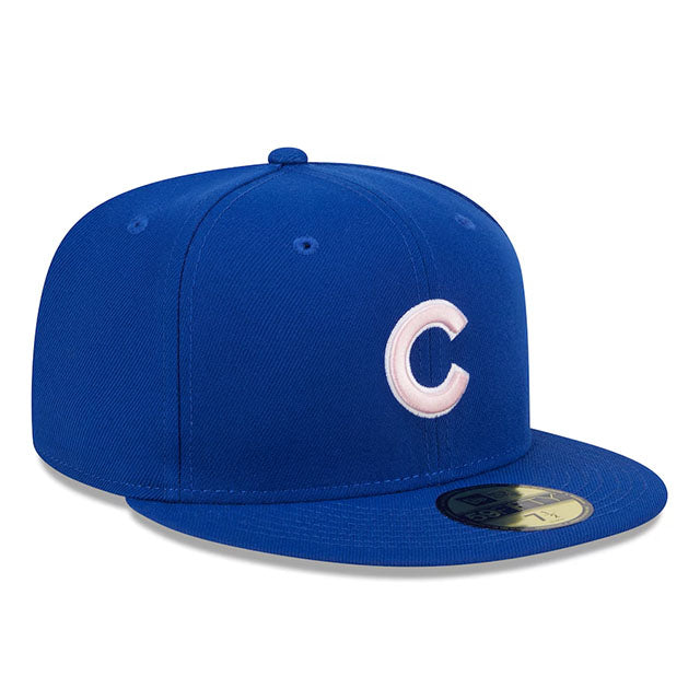 母の日モデル ニューエラ キャップ 海外取寄 59FIFTY シカゴ カブス 2024 MLB MOTHERS DAY ON-FIELD FITTED CAP ROYAL BLUE