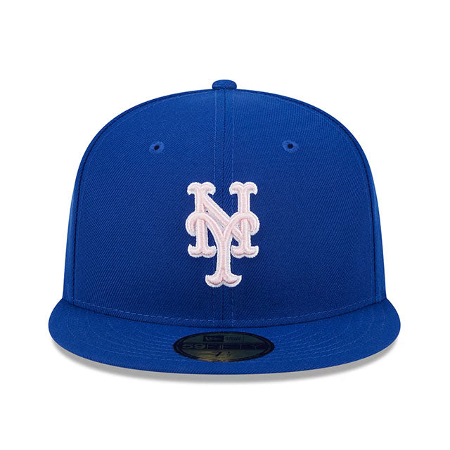 母の日モデル ニューエラ キャップ 海外取寄 59FIFTY ニューヨーク メッツ 2024 MLB MOTHERS DAY ON-FIELD FITTED CAP ROYAL BLUE