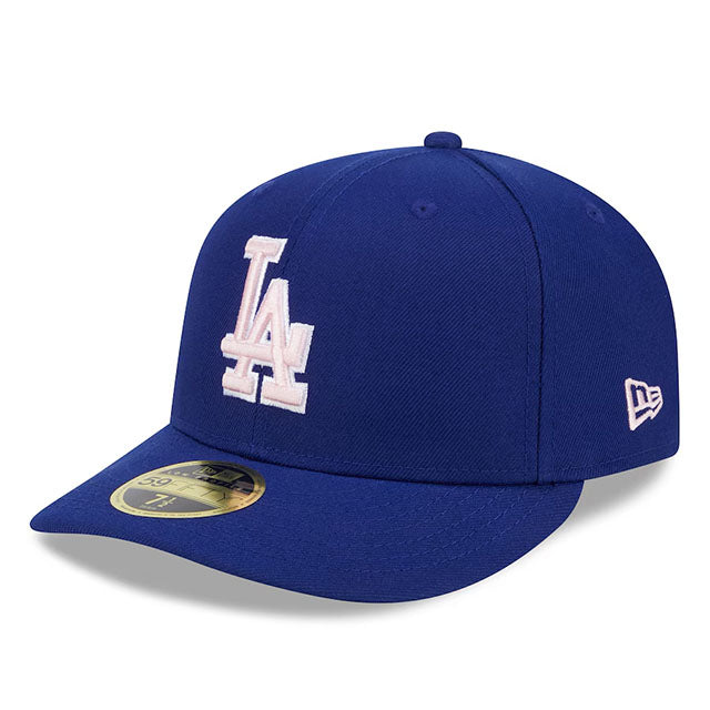 母の日モデル ニューエラ キャップ 海外取寄 LP 59FIFTY ロサンゼルス ドジャース 2024 MLB MOTHERS DAY ON-FIELD LC LOW-CROWN FITTED CAP ROYAL BLUE
