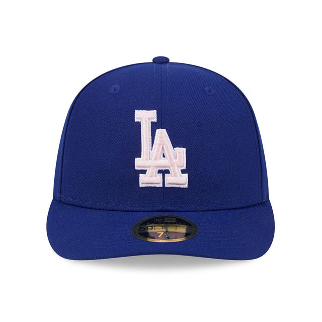 母の日モデル ニューエラ キャップ 海外取寄 LP 59FIFTY ロサンゼルス ドジャース 2024 MLB MOTHERS DAY ON-FIELD LC LOW-CROWN FITTED CAP ROYAL BLUE