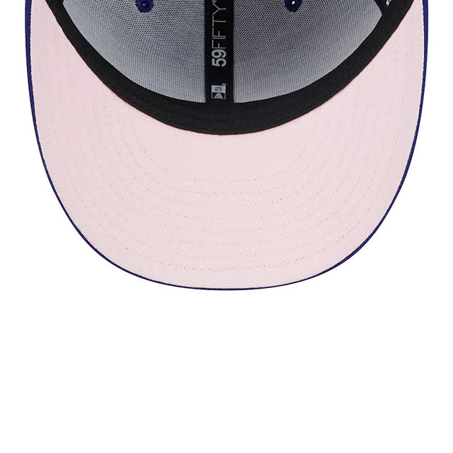 母の日モデル ニューエラ キャップ 海外取寄 LP 59FIFTY ロサンゼルス ドジャース 2024 MLB MOTHERS DAY ON-FIELD LC LOW-CROWN FITTED CAP ROYAL BLUE