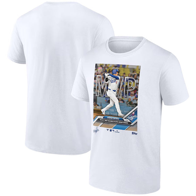 2024 ナショナルリーグ MVP 大谷翔平モデル 即日発送 記念Tシャツ ロサンゼルス ドジャース ホワイト