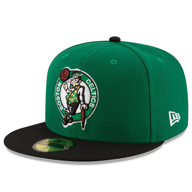 ニューエラ キャップ 59FIFTY ボストン セルティックス 2024 NBA FINALS SIDE PATCH FITTED CAP GREEN-BLACK