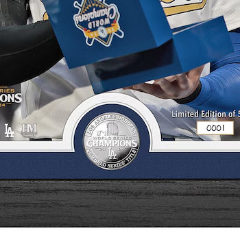 2025 大谷翔平 チャンピオンリング授与式モデル 海外取寄 額入りコラージュフレーム ロサンゼルス ドジャース